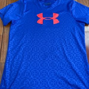 Youth Blue and Pink Under Armour T-Shirt